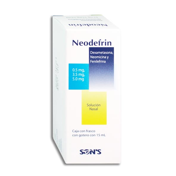 NEODEFRIN SOL. NASAL Fco. Gotero 15 ML. 0.5-3.5-5.0 MG/1 ML.