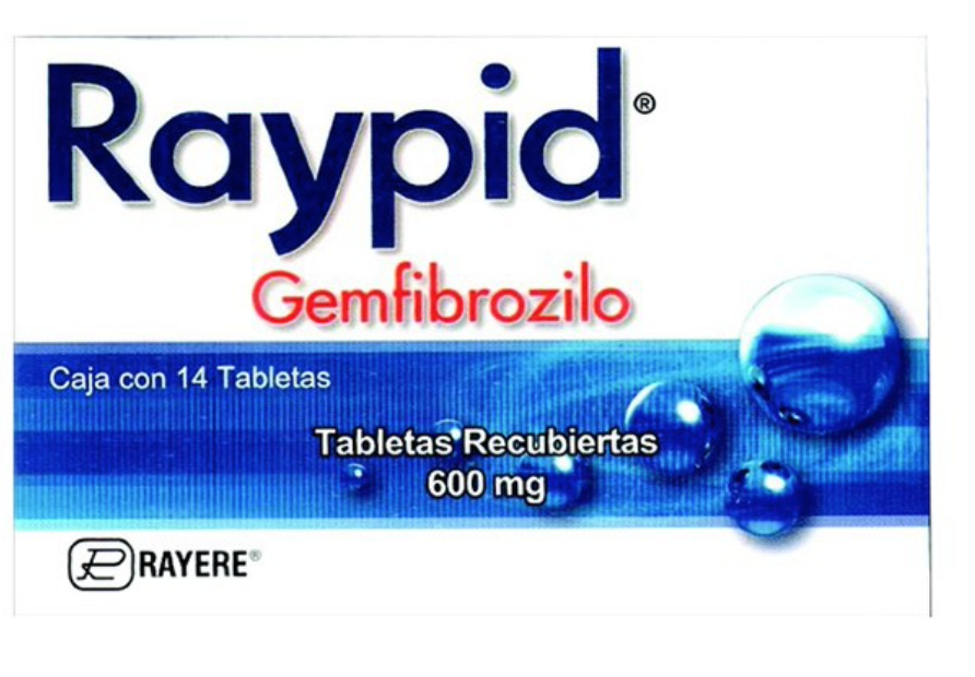 GEMFIBROZILO (Rayere) c/14 TABS. 600 MG.