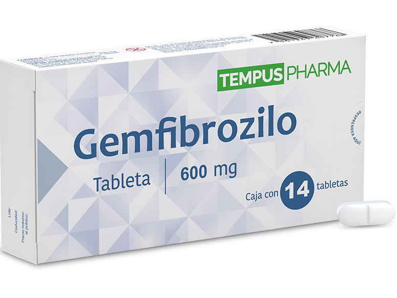 GEMFIBROZILO (TempusPharma) c/14 TABS. 600 MG.