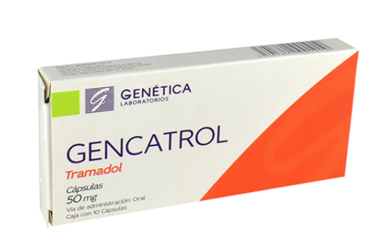 GENCATROL c/10 CAPS.  50 MG.