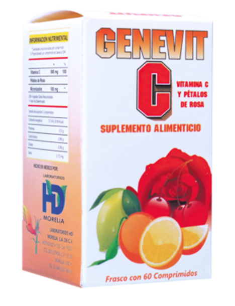GENEVIT C c/60 TABS. 500 MG.