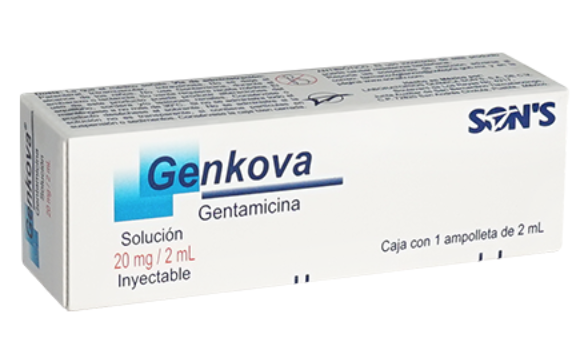 GENKOVA Sol. Iny. c/1 AMPTA.  20 MG/2 ML.