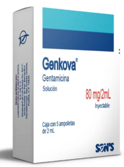 GENKOVA Sol. Iny. c/5 AMPTAS.  80 MG/2 ML.