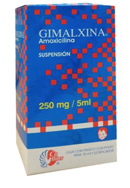 GIMALXINA SUSP. Fco. 75 ML. 250 MG/5 ML.
