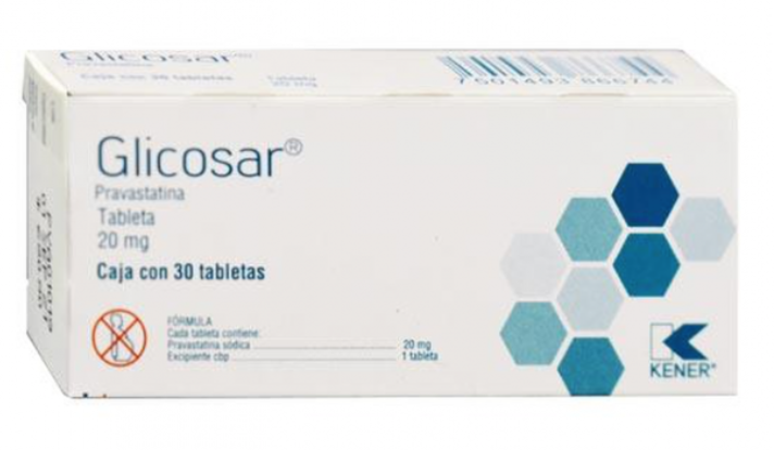 GLICOSAR c/30 TABS. 20 MG.