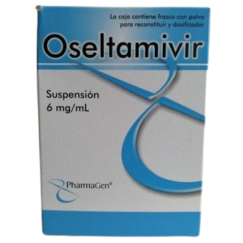 OSELTAMIVIR (PharmaGen) SUSP. Fco. 60 ML. 6 MG/1 ML.