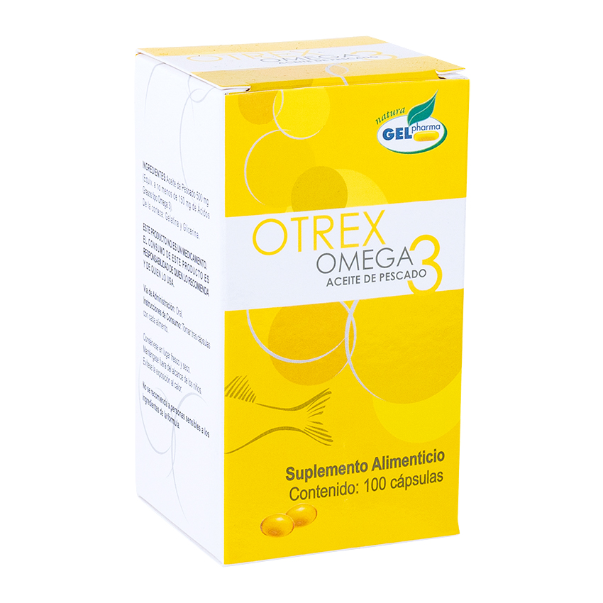 OTREX OMEGA 3 Aceite de pescado c/100 CAPS. 0.73 G.