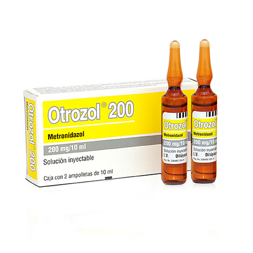 OTROZOL 200 Sol. Iny. c/2 AMPTAS. 200 MG/10 ML.