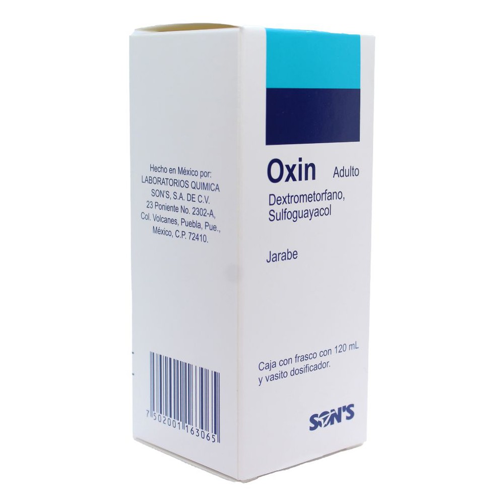 OXIN JARABE Adulto Fco. 120 ML. 0.15-2.50 G/100 ML.