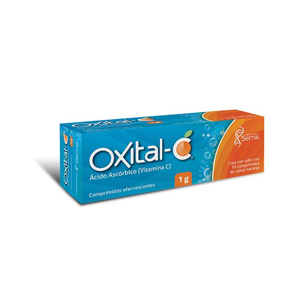 OXITAL-C c/10 TABS. EFERVS. Sab. Naranja 1000 MG.