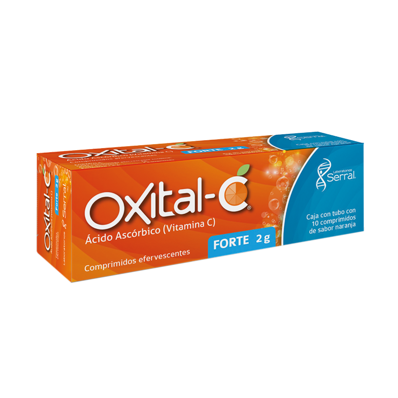 OXITAL-C c/10 TABS. EFERVESCENTES Sab. Naranja 2000 MG.
