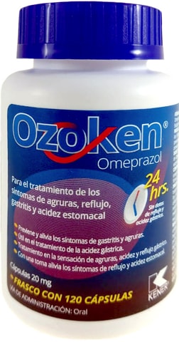 OZOKEN 24H Fco. c/120 CAPS. 20 MG.