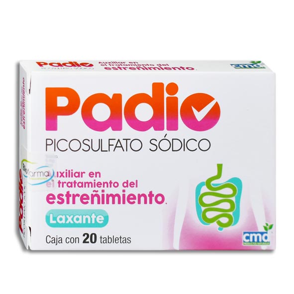 PADIO c/20 TABLETAS 5 MG.