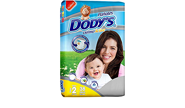 PAÑAL DODYS PREMIUM Chico (ETAPA-2 / 4.5-8 Kg.) c/38 Pzs.