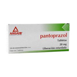PANTOPRAZOL (Amsa) c/7 TABS. L.R. 20 MG.