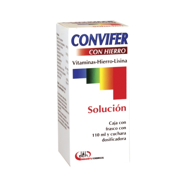 CONVIFER c/HIERRO SOL. Fco. 110 ML.