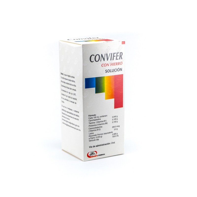 CONVIFER c/HIERRO SOL. Fco. 220 ML