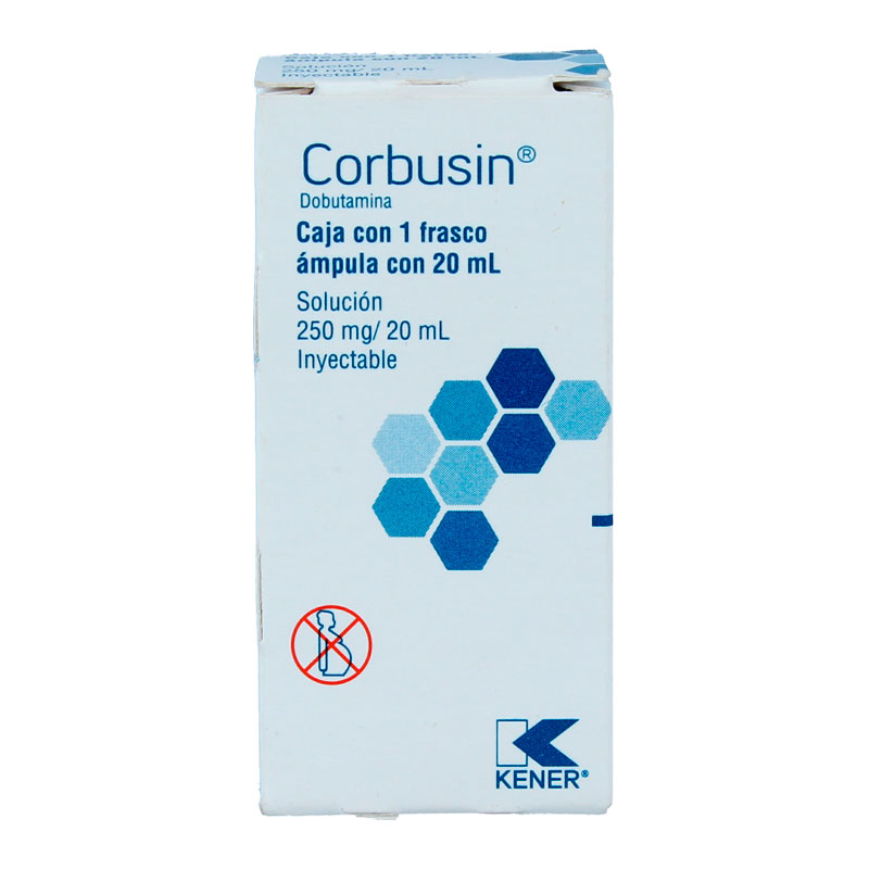 CORBUSIN SOL. INY. C/1 FCO. AMP. 250 MG/20 ML.
