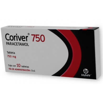 CORIVER C/10 TABS. 750 MG.