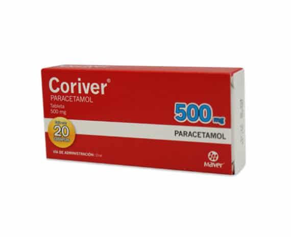 CORIVER C/20 TABS. 500 MG.