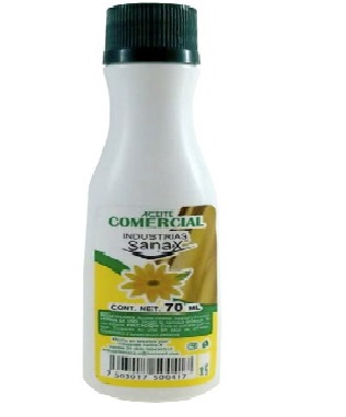 ACEITE COMERCIAL (Sanax) Fco. c/70 ML.