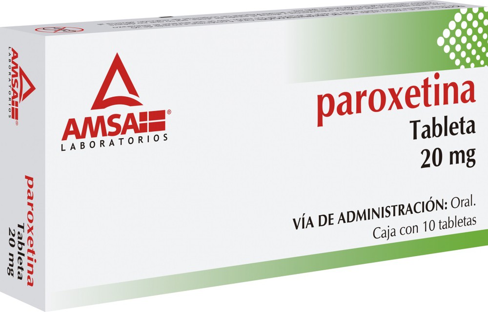 PAROXETINA (Amsa) c/10 TABS. 20 MG.