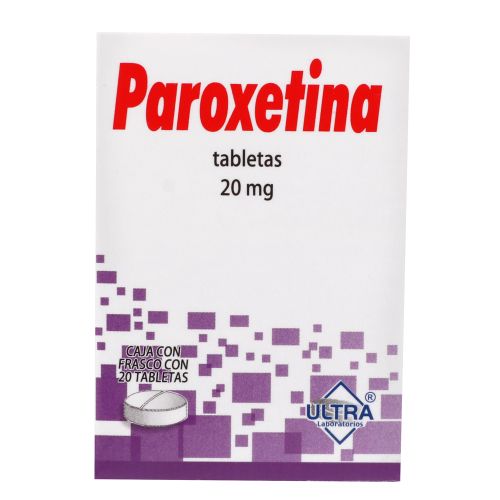 PAROXETINA (Ultra) c/20 TABS. 20 MG.