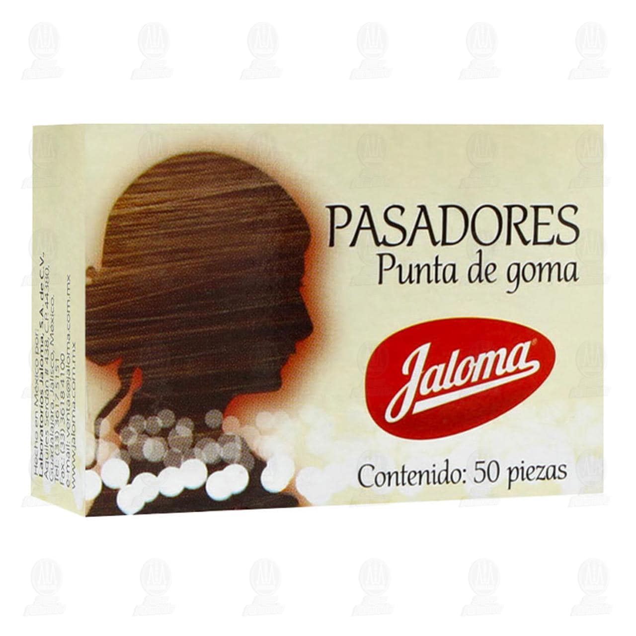PASADORES PUNTA DE GOMA (Jaloma) c/12 Cajas c/50 Pzs.