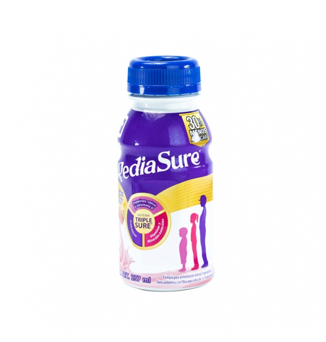 PEDIASURE Sabor Fresa SUSP. ORAL 237 ML.