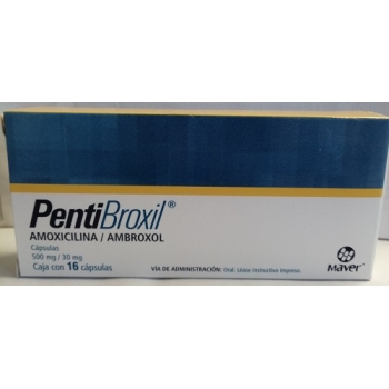 PENTIBROXIL c/16 CAPS. 500/30 MG.