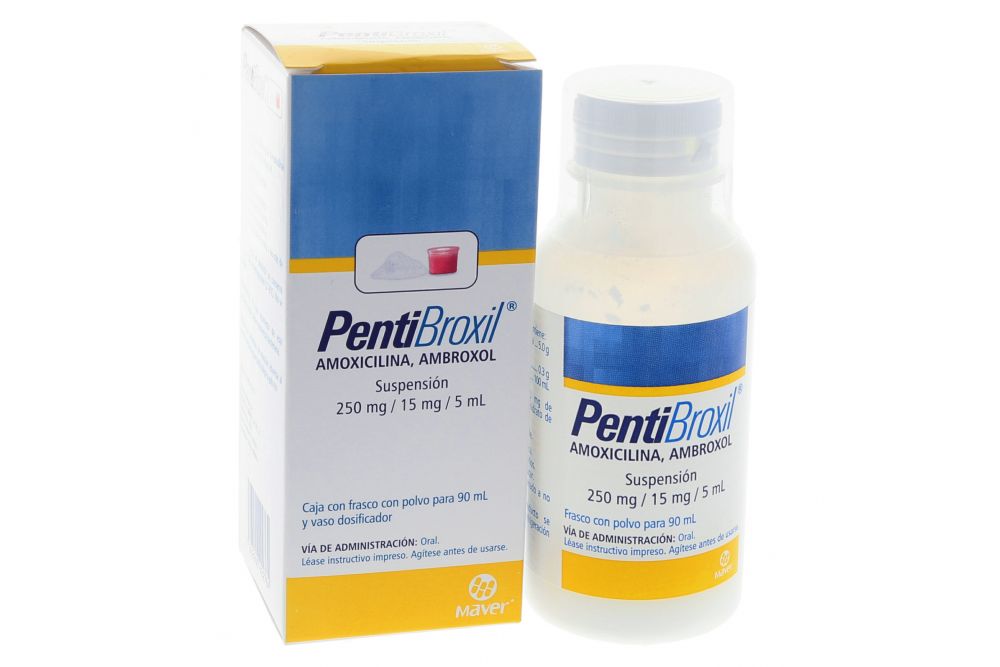 PENTIBROXIL SUSP. Fco. 90 ML. 250-15 MG/5 ML.