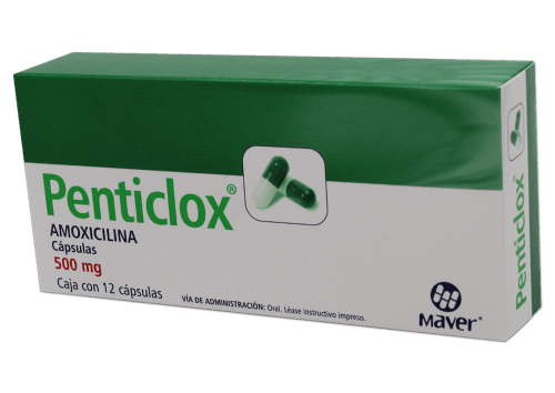 PENTICLOX c/12 CAPS. 500 MG.