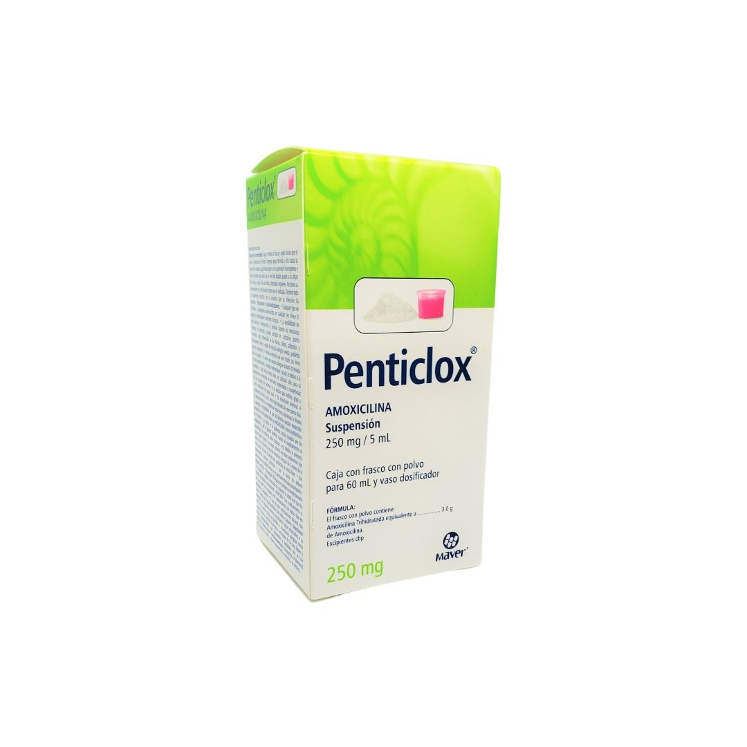 PENTICLOX SUSP. FCO. 60 ML. 250 MG/5 ML.