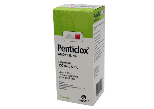 PENTICLOX SUSP. Fco. 90 ML. 250 MG/5 ML.