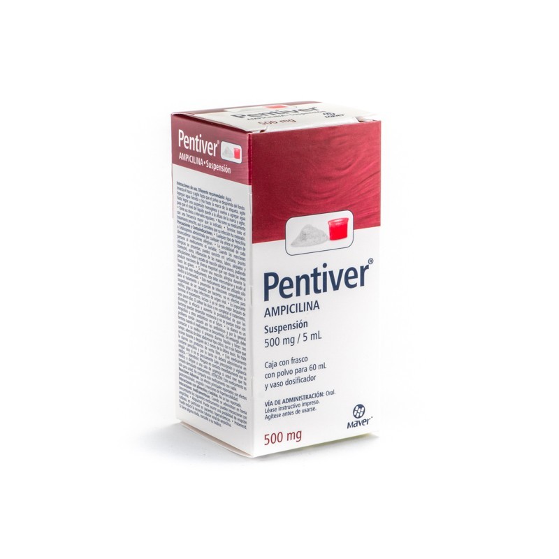 PENTIVER SUSP. Fco. 60 ML. 500 MG/5 ML.