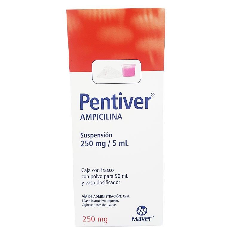 PENTIVER SUSP. Fco. 90 ML. 250 MG/5 ML.