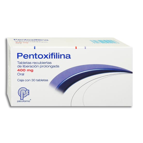 PENTOXIFILINA (Psicofarma) c/30 TABS. L.P. 400 MG.