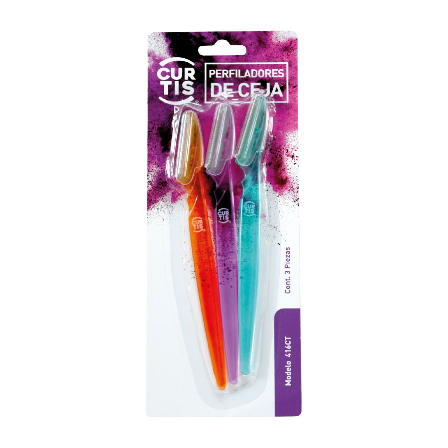 PERFILADORES DE CEJA (Curtis) Mod. 416C Blister c/3 Pzs.