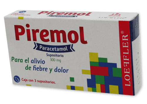 PIREMOL c/3 SUPOSITORIOS 300 MG.