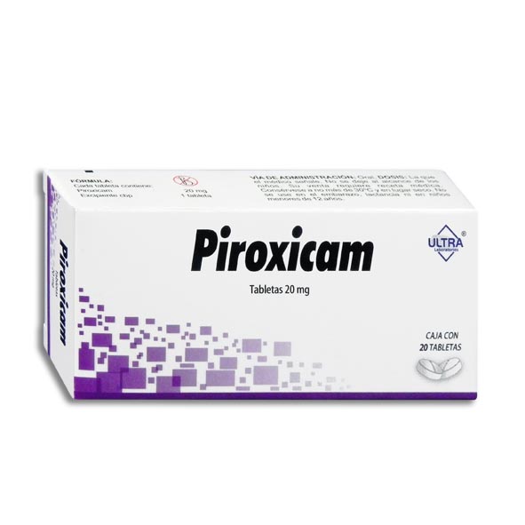 PIROXICAM (Ultra) c/20 TABS. 20 MG.