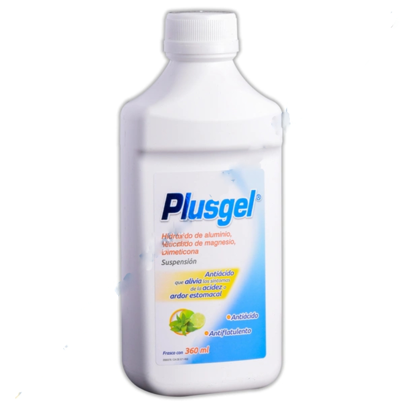 PLUSGEL SUSP. Fco. 360 ML. 3.7-4.0-0.5 G/100 ML.