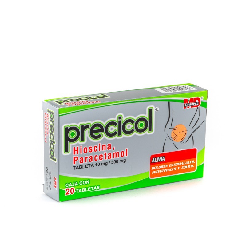 PRECICOL c/20 TABS. 10/500 MG.