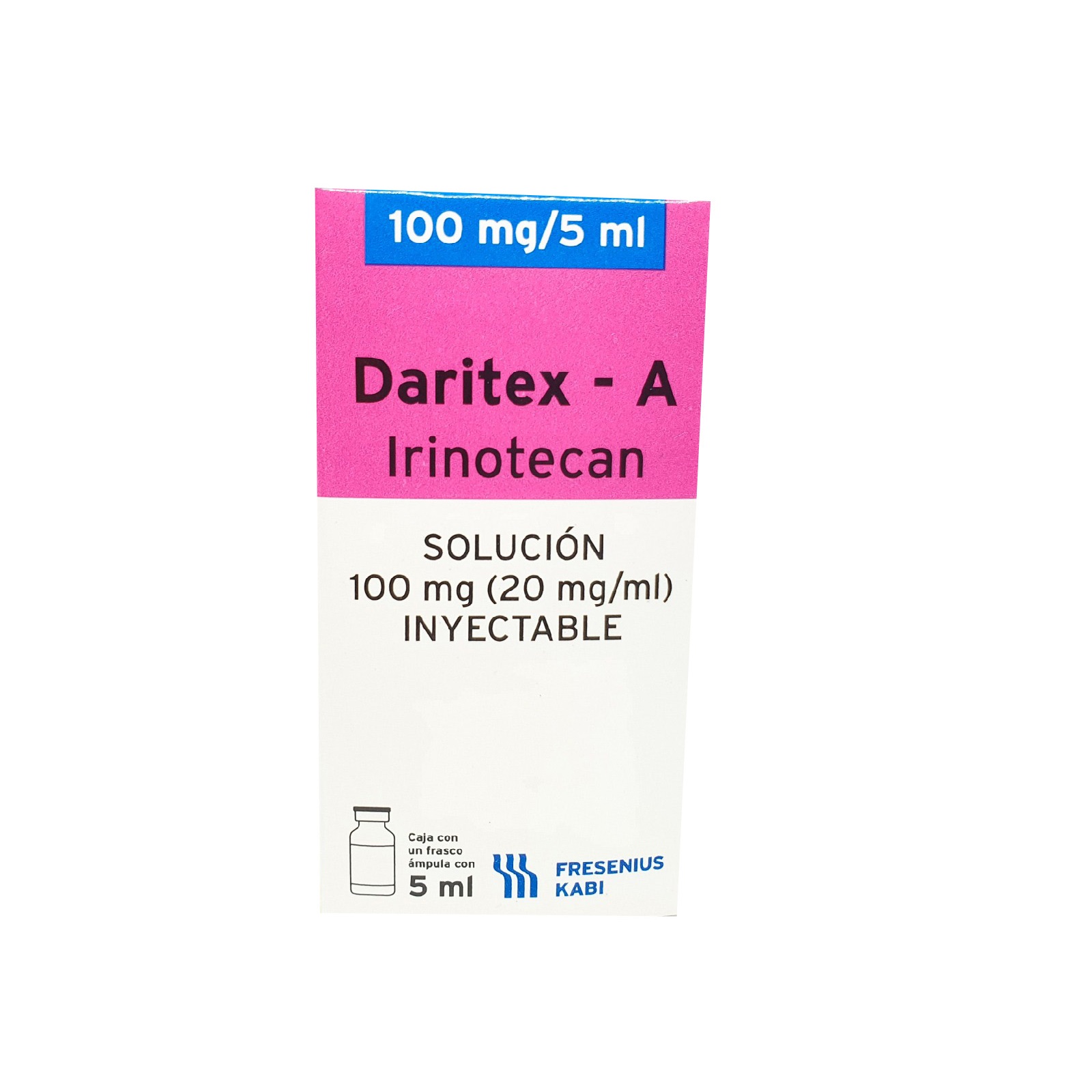 DARITEX-A Sol. Iny. c/1 FCO. AMP. 100 MG/5 ML.