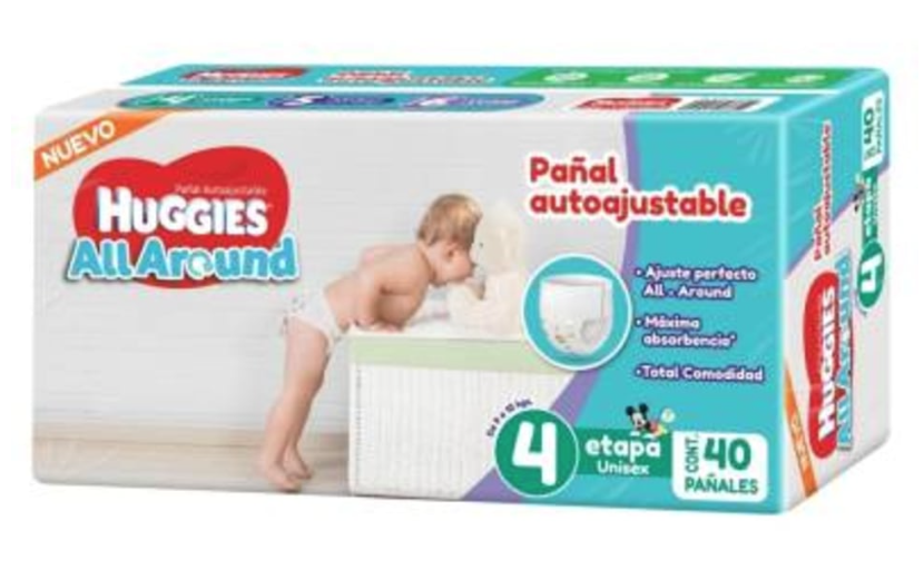 HUGGIES ALL AROUND (Etapa 5 / 11-14.5 Kg.) UNISEX c/40 Pzs.