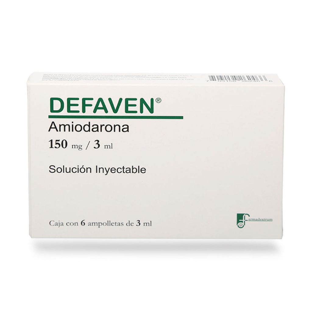 DEFAVEN Sol. Iny. c/6 AMPTAS. 150 MG/3 ML.