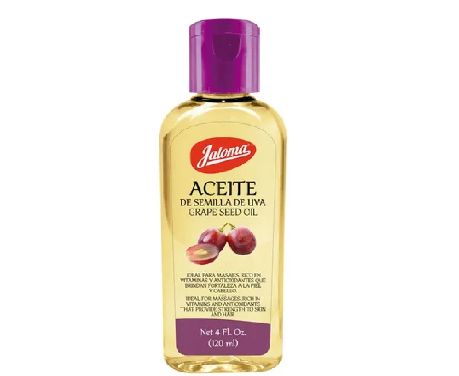 ACEITE de SEMILLA DE UVA (Jaloma) Fco. c/120 ML.