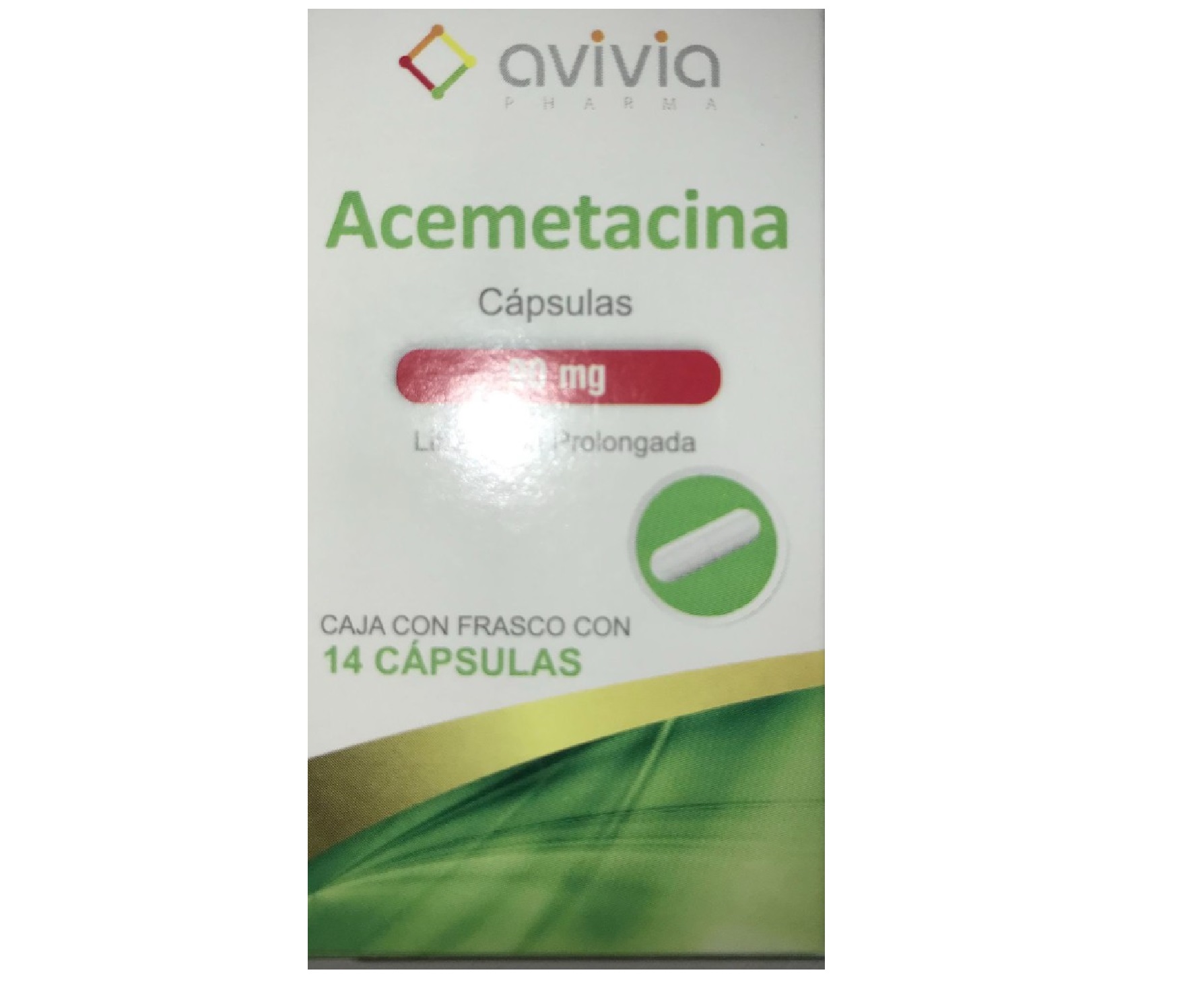 ACEMETACINA (Avivia) c/14 CAPS. L.P. 90 MG.